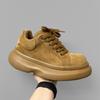 Men's Shoes Spring New Men's Shoes Thick Soled Leather Casual Shoes Men's Sports Shoes Korean Version Big Toe Shoes