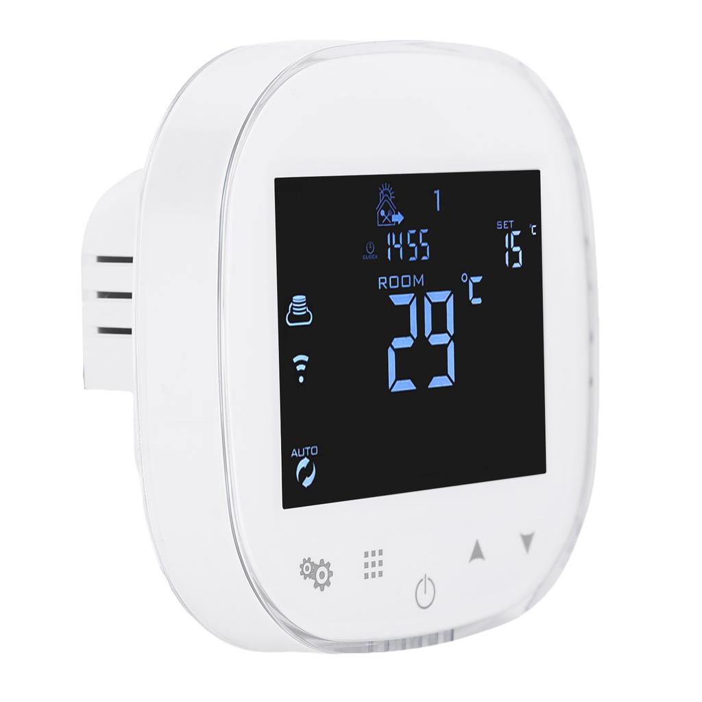 Heating Temperature Controller WiFi APP Control Wall Mount Thermostat for Boiler White