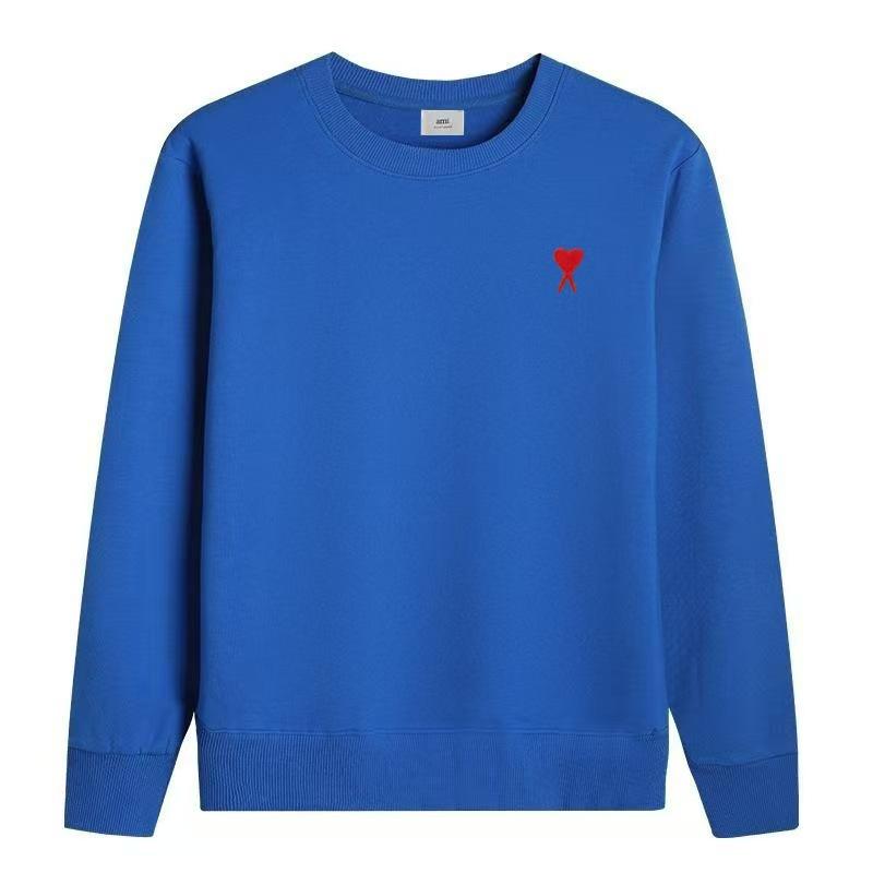 Kapuzenpullover mit besticktem Herz und Fleece-Futter: Herbst/Winter Lässige Sportbekleidung