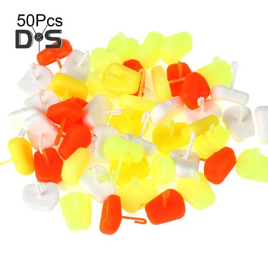 20/50 Pezzi Boilies Mais Hanger Esca Robusto Portatile Leggero Forma di Mais Simulato Esca Amo Jig Accessori Pesca Carpa