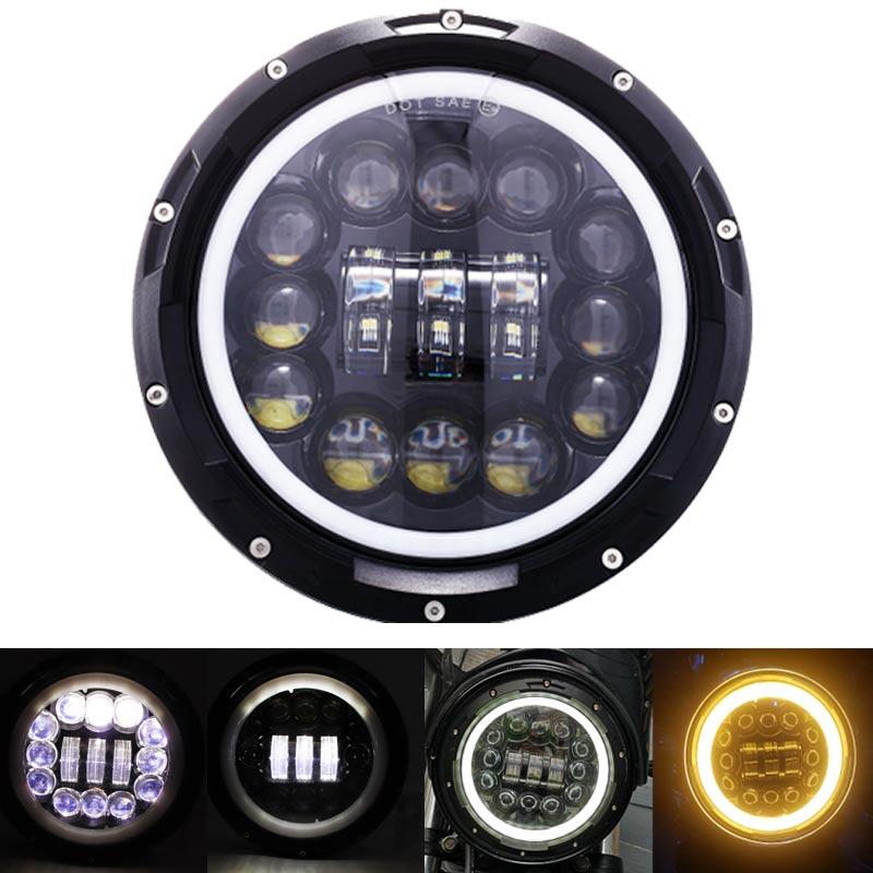 Motorcycle Headlight 7 inch LED For Harley Touring Ultra Classic Electra Street Glide Road King Yamaha Motorcycle Headlamp