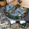 New Non Slip Semi-Circular Carpet Washable Wear-resistant Entrance Door Mat Doormat Bathroom Entrance