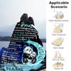 Goodnight Panda Grandson Personalized Name Blanket Multi-purpose Personalized Blanket Soft & Cozy Perfect for Home Decor Sofa Picnics Office Chair