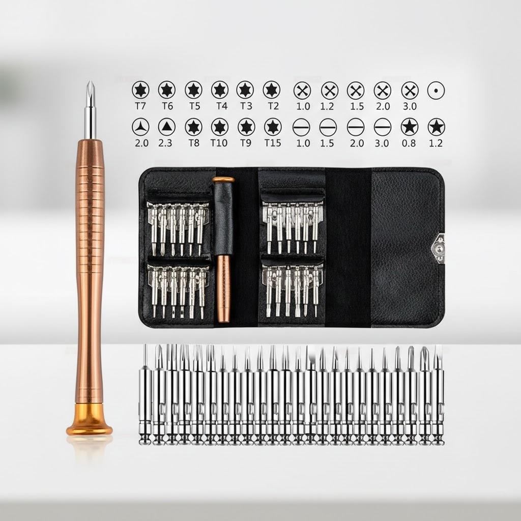 

Precision Screwdriver Set 152 in 1 Professional Computer Repair Tool Kit T5 T6 Torx Screwdriver for Laptop Tablet PC