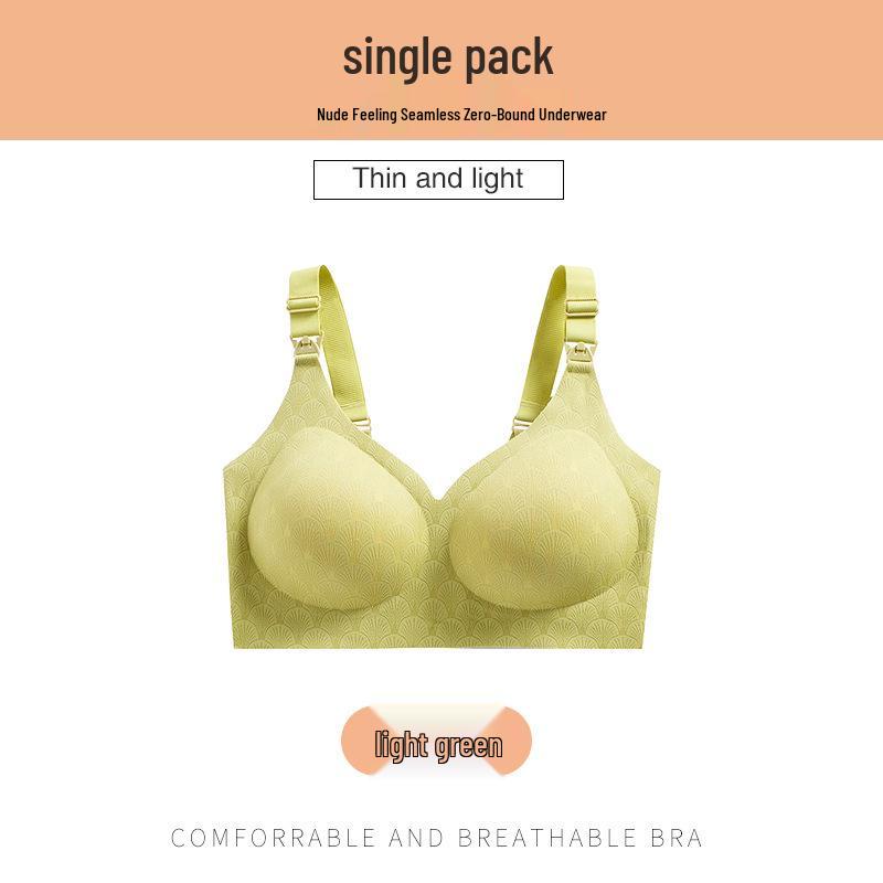 Seamless Plus Size Sports Bra: Bust Minimizer & Anti-Sagging Support for Maternity and Full Figures