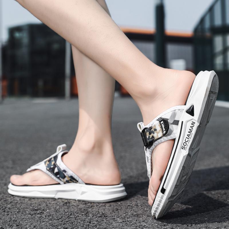 Summer Flip Flops Mens Slippers Casual Shoes Beach Sandals Outdoor Slides Walking Comfort Designer Fashion Luxury