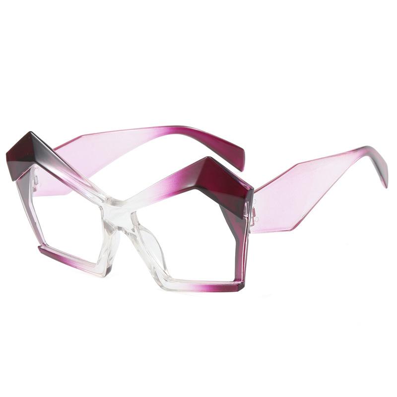 New Vintage Cat Eye Sunglasses Women Men Square Sun Glasses Big Eyewear  for Male Female Special Shaped Glasses