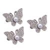 Pack Of 3 Adjustable Butterfly Waist Buckles Metal Jeans Waistband Tightener For Women NonSewing Waist Extender