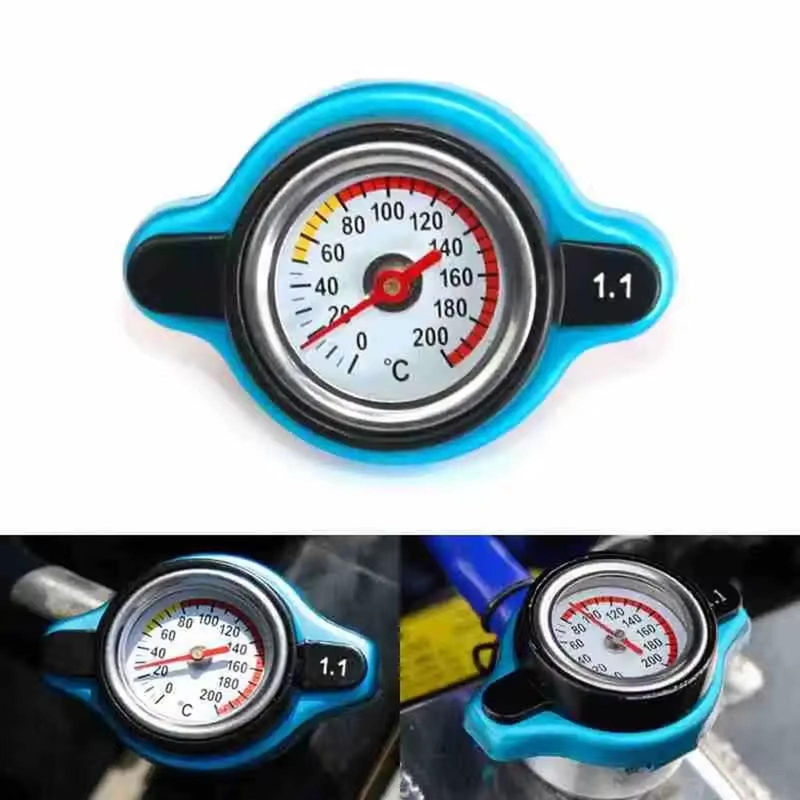 

Car And Motorcycle Modified Small Head Water Tank Pressure Cover Radiator Water Temperature Meter Water Tank Cover One Size