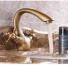 Durable Brass Basin Mixer Faucet Ceramic Valve Core Dual Handle Deck Mount Polished Modern Classic Design Home Villa Bathroom