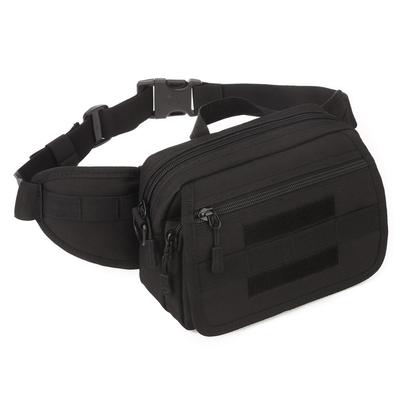 Mochila Táctica Molle Compatible Disponible en 6 Camuflajes Cintura Cadera Cruzada Negra Bolsa 3 Vías, Colores, Patrón, Multifuncional, Deportes,