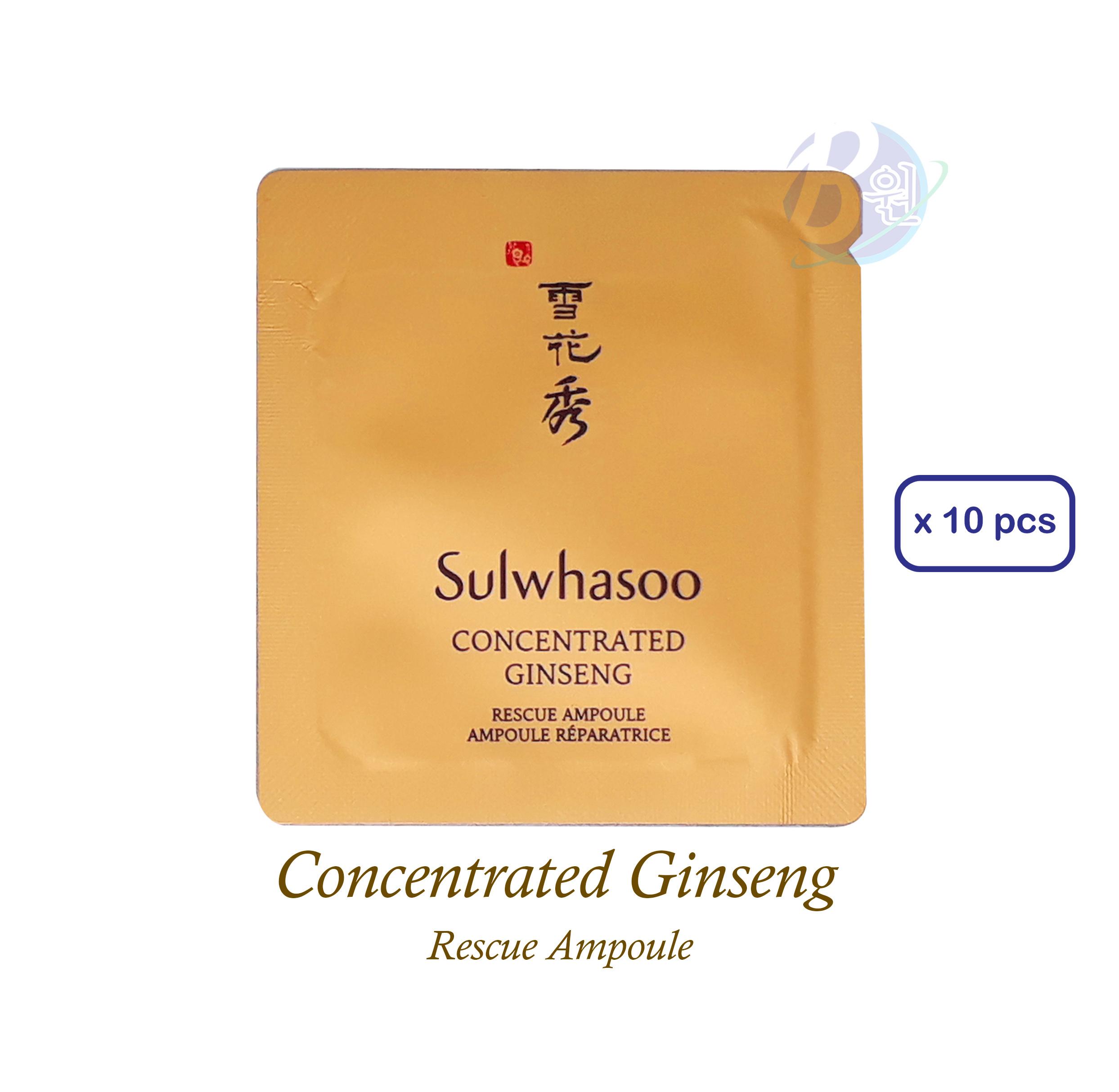 

Sulwhasoo Concentrated Ginseng Rescue Ampoule Sachet X 10шт