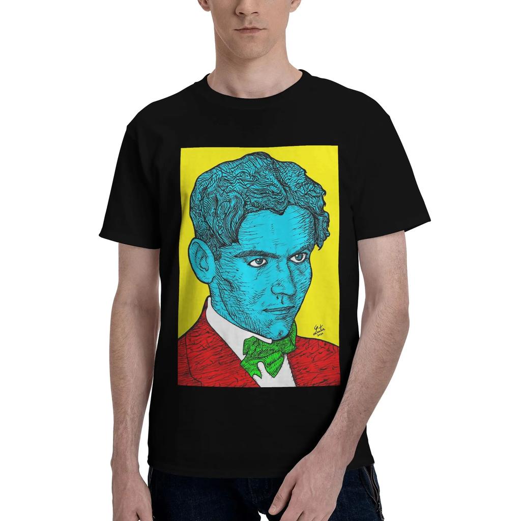 Federico Garcia Lorca ritratto 16 Uomo Maglietta Oversize Magliette Uomo Girocollo Cotone T-shirt Corte Estive Maschili