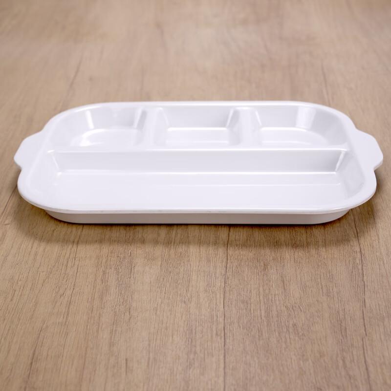 GuRou 12-inch A5 Melamine 4-Compartment Meal Tray