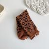 Mid-tube Length Thick Winter Socks Leopard Print Kawaii Socks Thermal Wool Socks  Christmas Gift