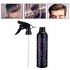 Friseursprayflasche Salon Friseursalon Haarstyling Wassersprühkessel 300ml(Lila Schwarz)