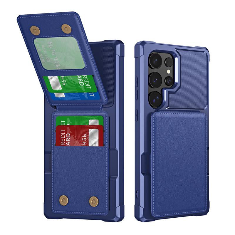 Schokbestendige Flip Portemonnee Case voor Samsung S26 Ultra/S24 Plus
