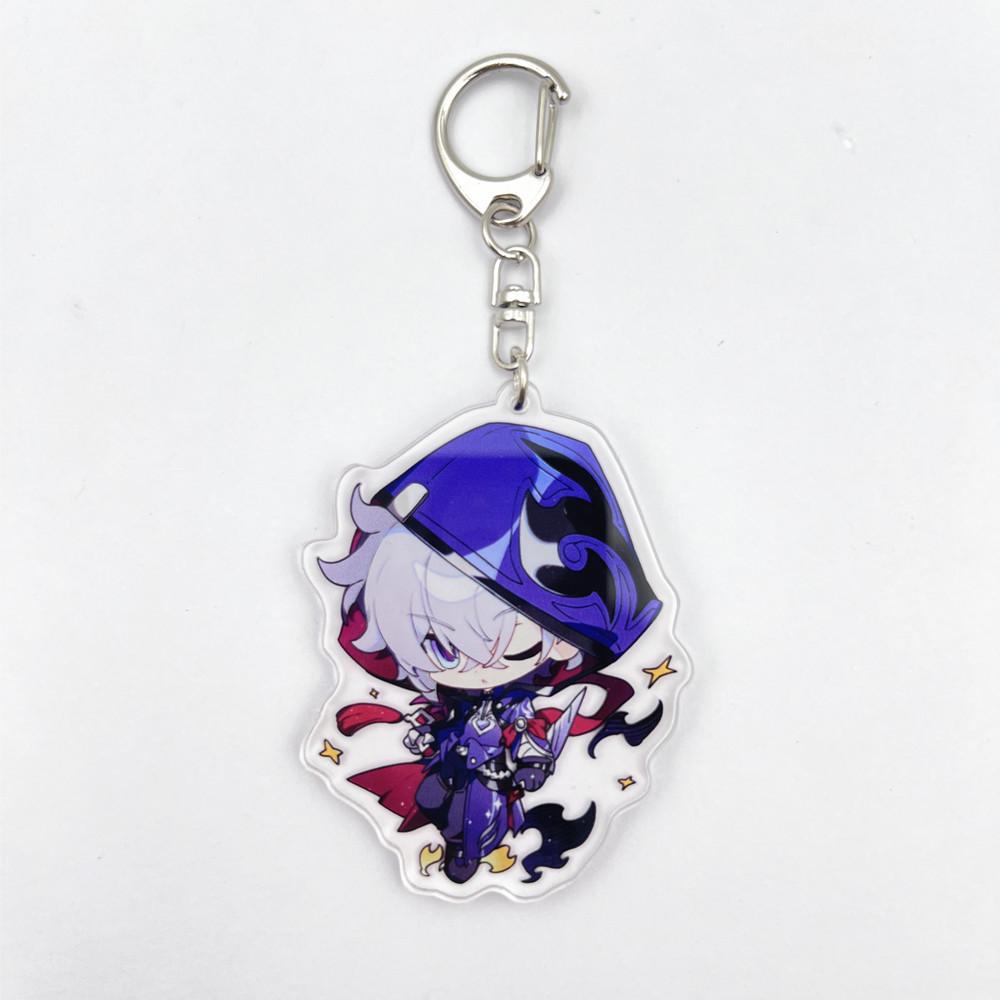 Gioco Honkai Star Rail Feixiao Boothill Jiao qiu 7 Marzo Portachiavi Cosplay Ciondolo Acrilico Portachiavi Portachiavi Accessorio Borsa Oggetto di Scena