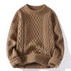 Hot Sale, Autumn and Winter New Casual Crew Neck Sweater Bottom Knitted Sweater Large Size Loose Sweater