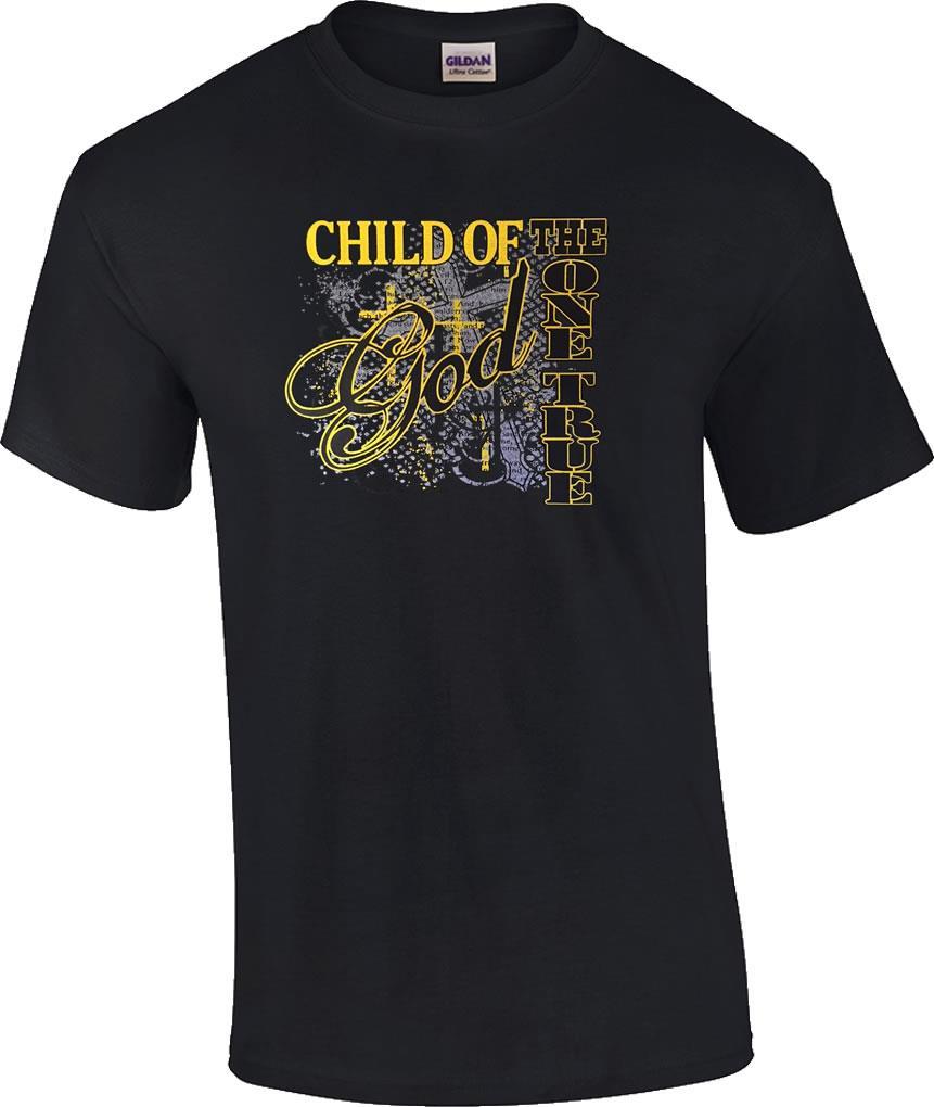 Christian Child of the One True God Cross Religious T-Shirt S