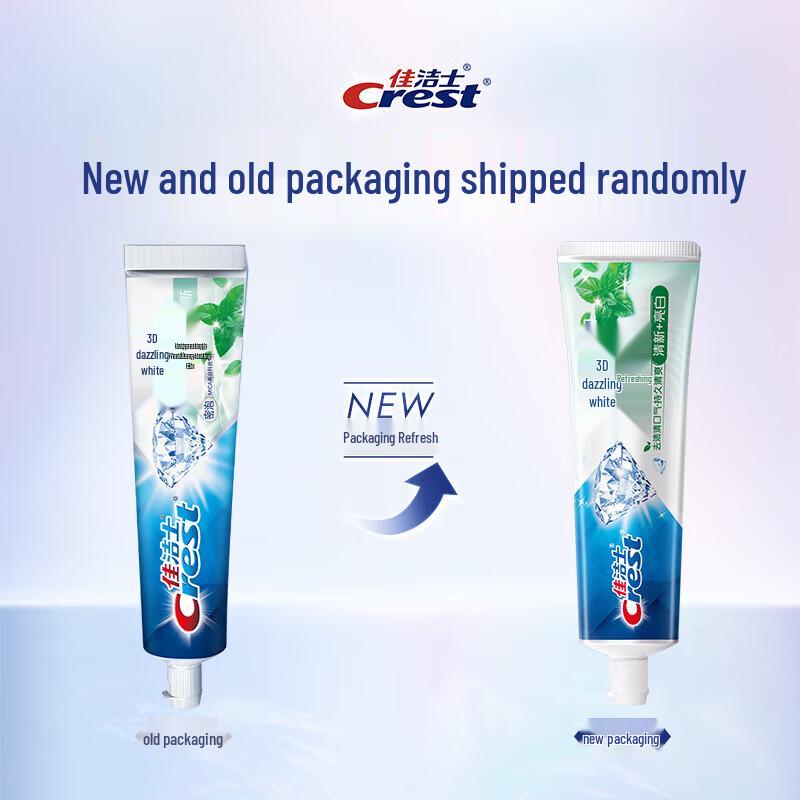 Crest Dazzling White + Invigorating Fresh Toothpaste