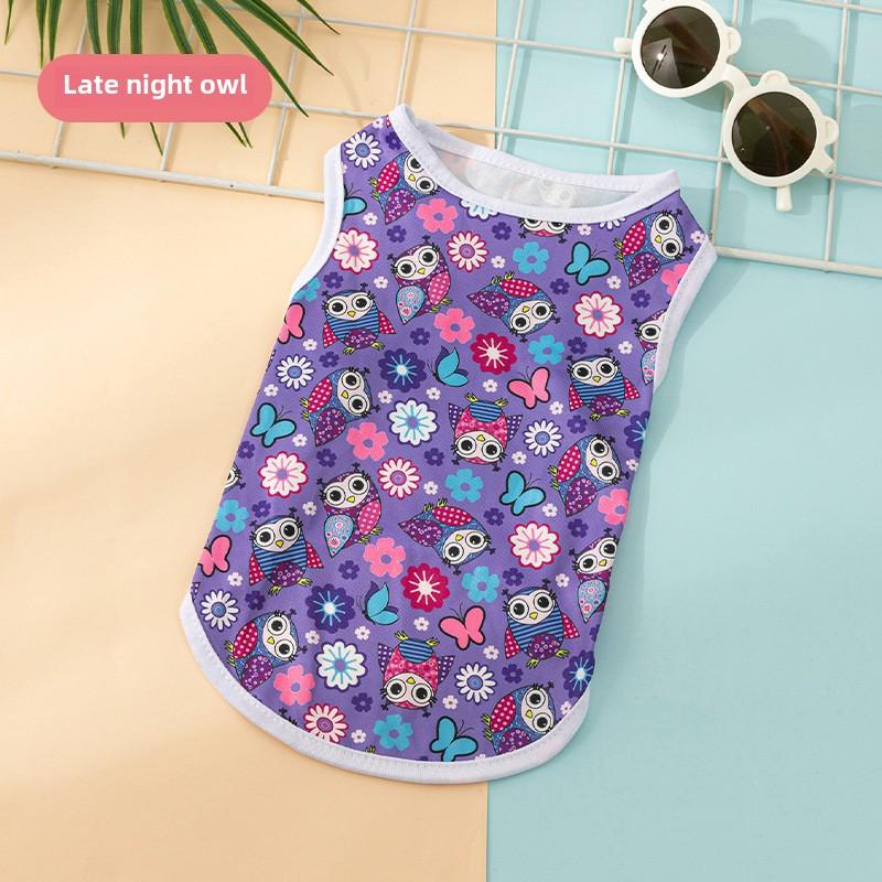 

Одежда для щенков, собак и кошек, мультяшный осенний милый жилет, удобный жилет с принтом xl