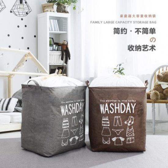 

Large cloth laundry basket waterproof foldable storage