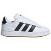 New Adidas GRAND COURT ALPHA Abrasion Resistant Low Top Skateboard Shoes Unisex White Black JQ2996