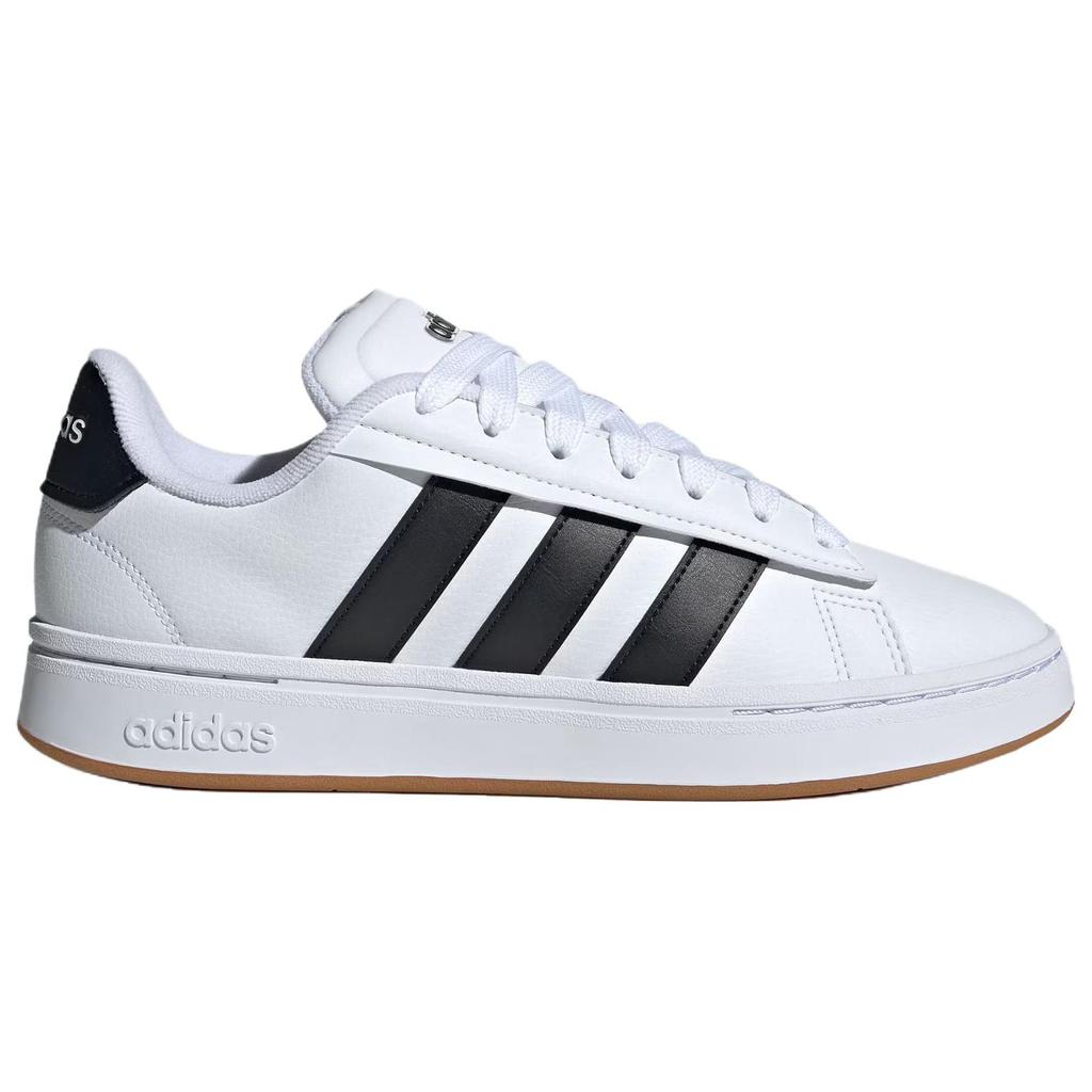 Adidas Grand Court Alpha Classic Comfortable Durable Low-Top Sneakers Unisex Sneakers White Black JQ2996