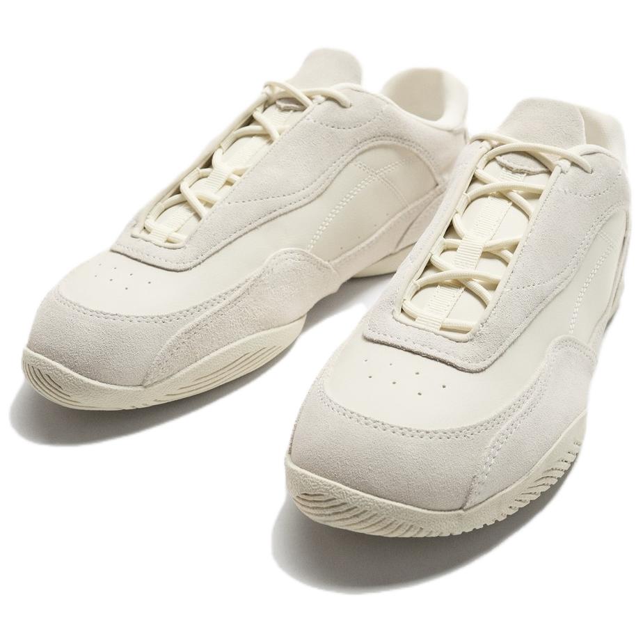 Zara Versatile Retro Leather Lightweight Sports Low-Top Casual Shoes Men Sneaker Off-White 12235520-38