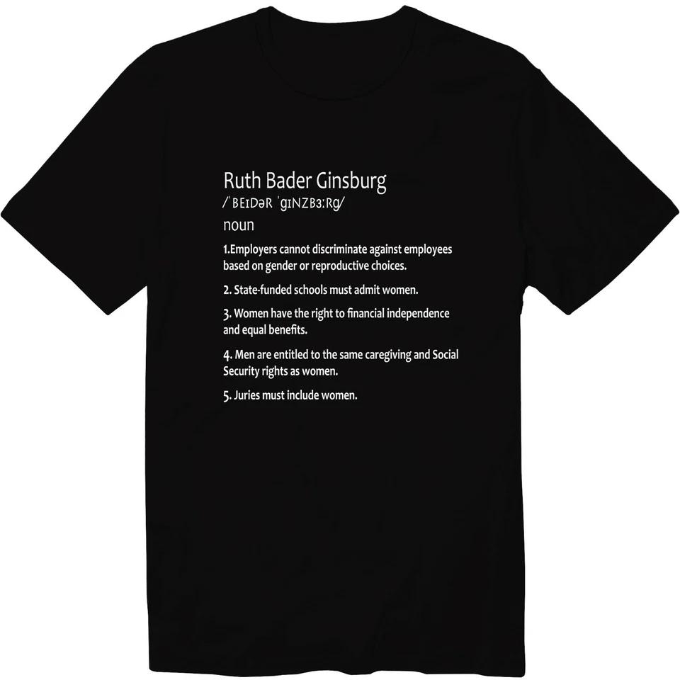 

Ruth Bader Ginsburg 5 Laws Support Gender Equality T-Shirt Equal Rights RBG Say 3XL