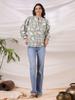 Sage Green Printed Office Shirt