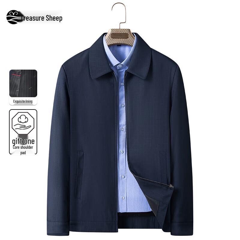 BaoCaiYang Men s Business Casual Spring/Autumn Jacket 2XL