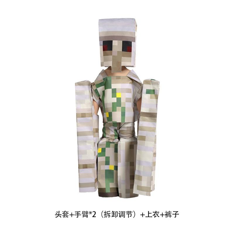 Minecraft adult parent-child cosplay costume MC halloween costume children costume cosplay
