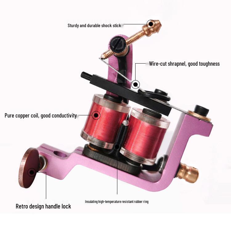 Tattoo Lining & Shading Coil Machine Kit