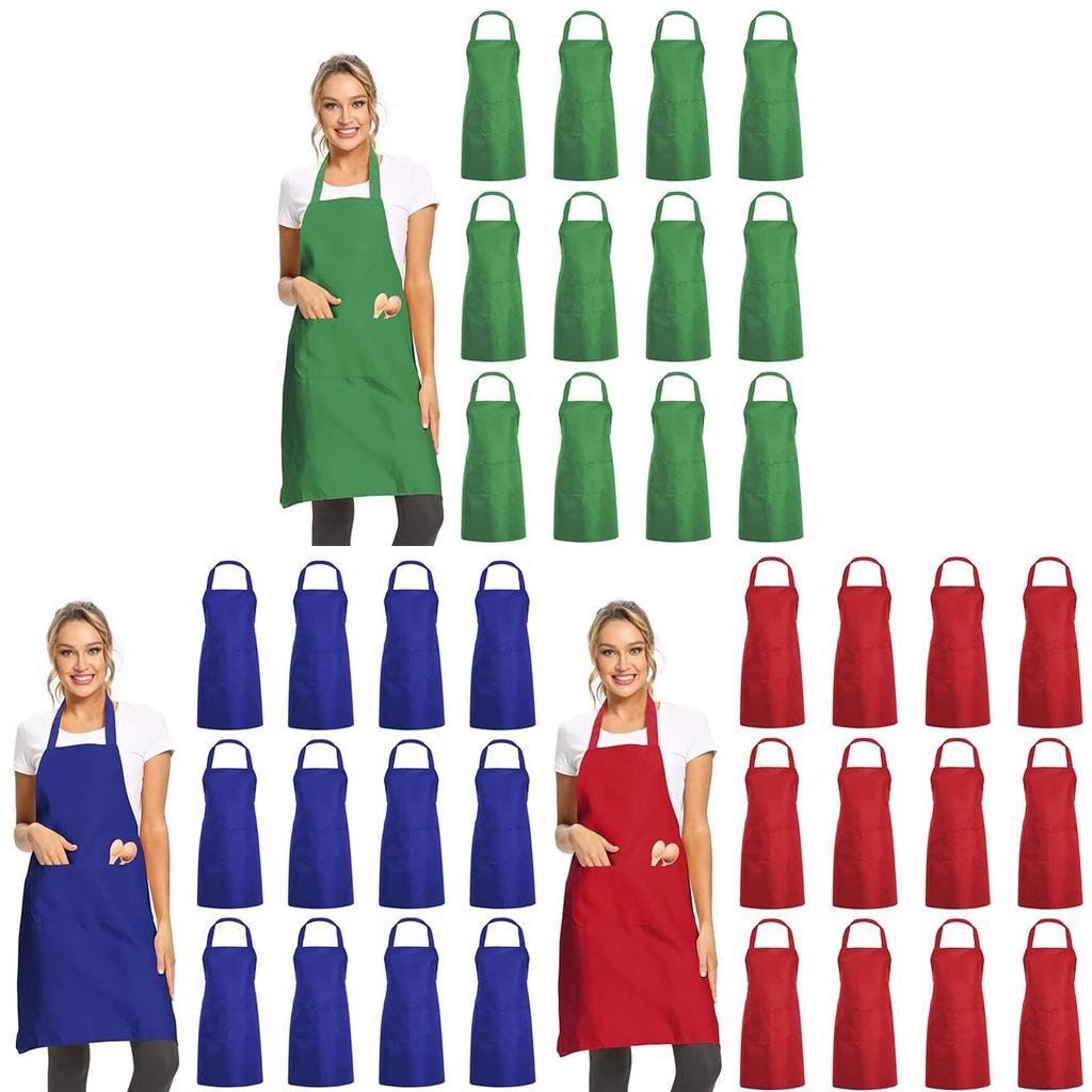 Moderner Polyester-Schürze mit einfarbigem Design für Restaurant- und Küchengebrauch