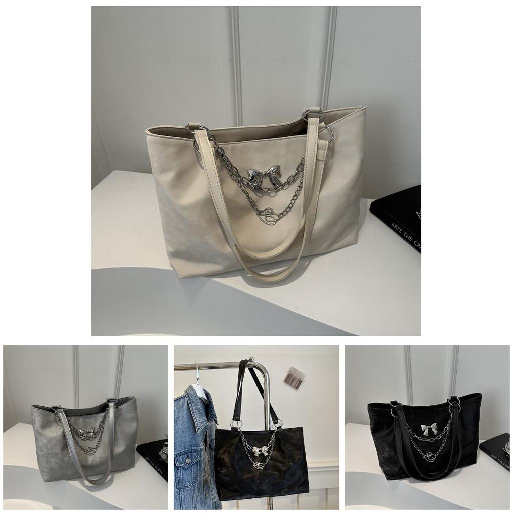 Large Capacity Chic Women's Bag 2024 New Chain Casual Butterfly Shoulder Tote Bag