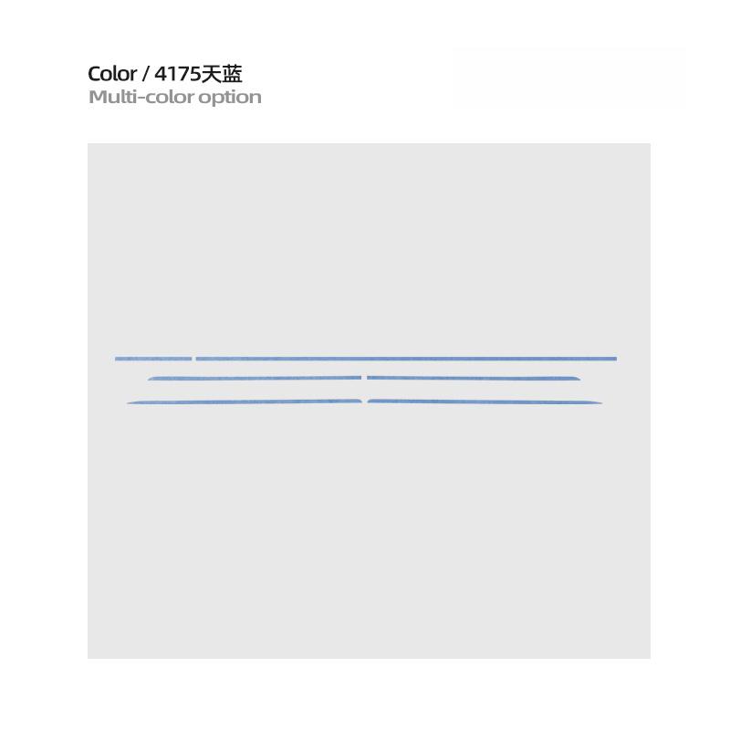 Italian Suede Overlay Interior Trim for ZEEKR 7X 2025 2026 Car Instrument Panel Decorative Strip Central Control Dashboard Decal