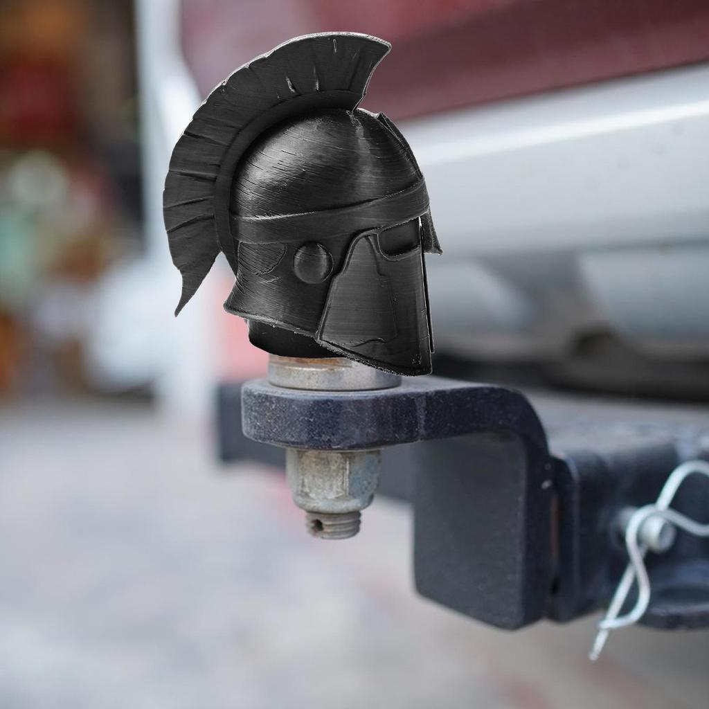 Tampa de Engate Impressão 3D Desenho Animado Engraçado Formato de Gladiador Tampa de Vedação para Tubo de Engate Automotivo ATV Barco Caminhões Reboque de Carro RV