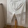 Leggings Hanfu Corti 7/10 da Donna in Pizzo e Pile - Strato Interno Caldo Stagionale Anti-esposizione
