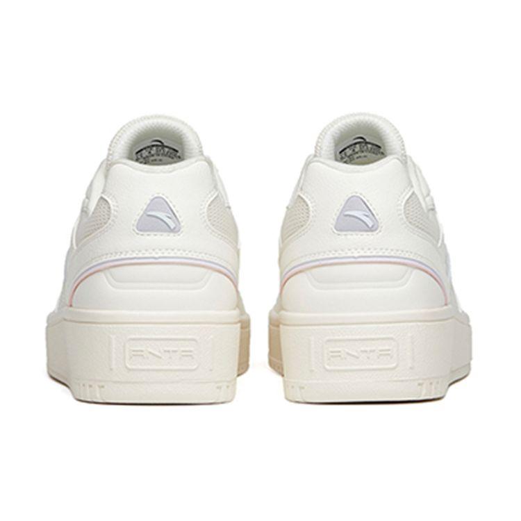 Anta Durable Low-Top Skate Shoes Women Sneakers White 922148066-3