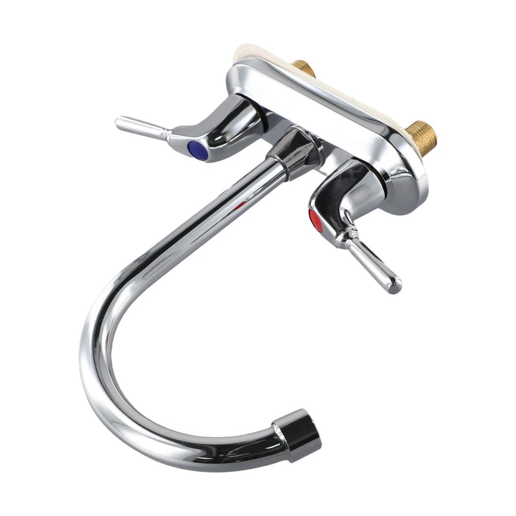 Bateria kuchenna obrotowa miedziana dwuuchwytowa 2 otwory nadblatowa zlew kuchenny ciepła zimna bateria obrotowa baterie łazienkowe majsterkowanie