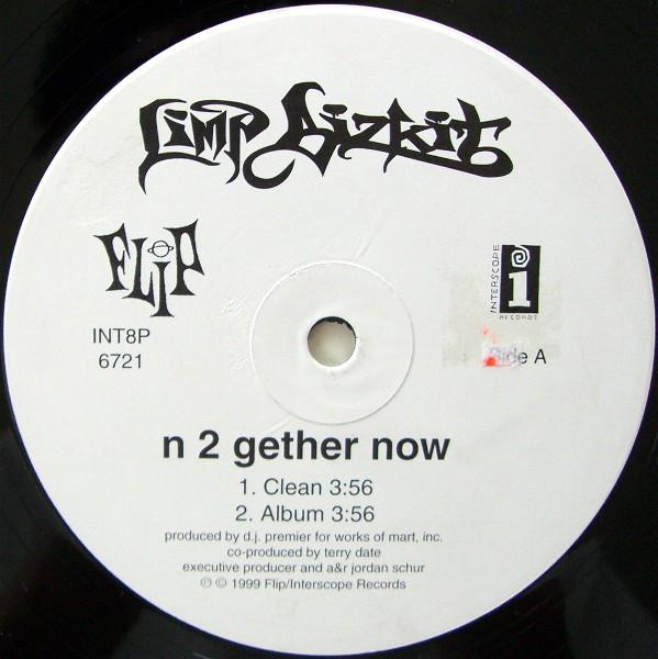 

12-дюймовая пластинка LIMP BIZKIT - N 2 Gether Now INT8P6721 Interscope Reco 1999 US Рэп и хип-хоп/R&B Б/У