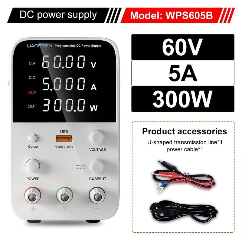 2025 Nový programovatelný DC napájecí zdroj WPS3010H Laboratorní údržba Pracovní stůl 30V 10A Regulátor napěťového proudu AC 220V