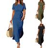 Women's Fashionable Loose-Fit -Color Casual Dress
