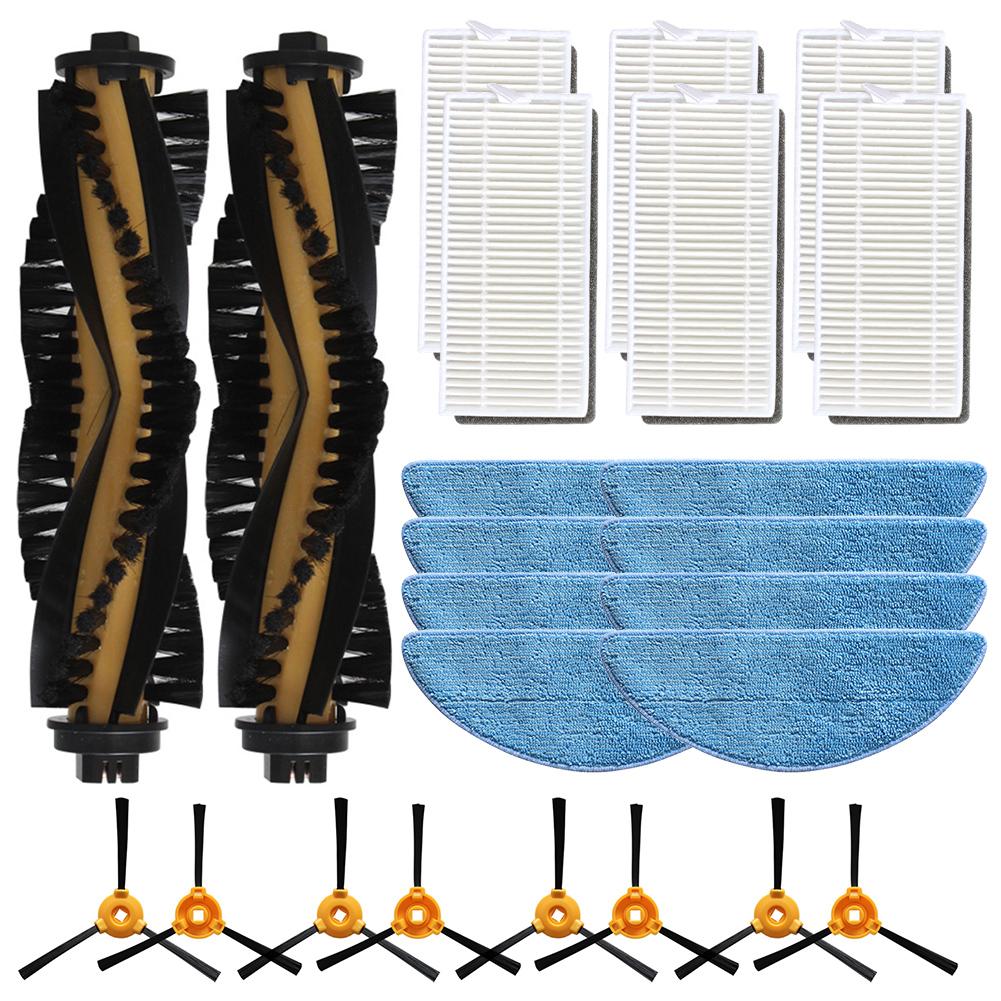For Cecotec For Conga M50 /M50 For X-Treme Robotic Vacuum Cleaner 1 Set Main Side Brush/Filter/Mop Parts Set
