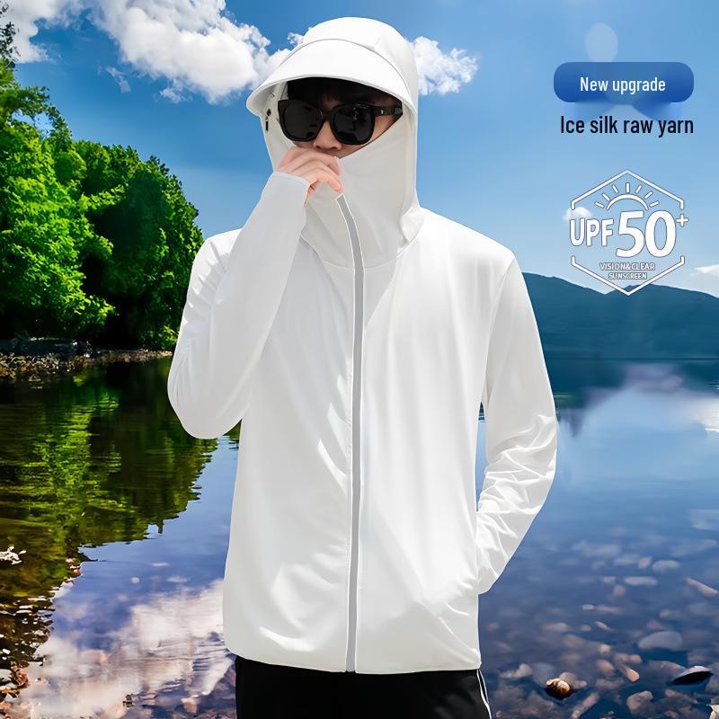 Men's 2026 Breathable Ice Silk Fishing Shirt - UV Sun Protection, Cooling, Lightweight Summer Outdoor Sportswear
