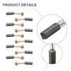 Carbon Brushes Electric Motors Metal Replacement 10pcs