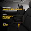 Black Armrest Center Cover Skin Console Lid For Leather 2007-2013 Toyota Tundra
