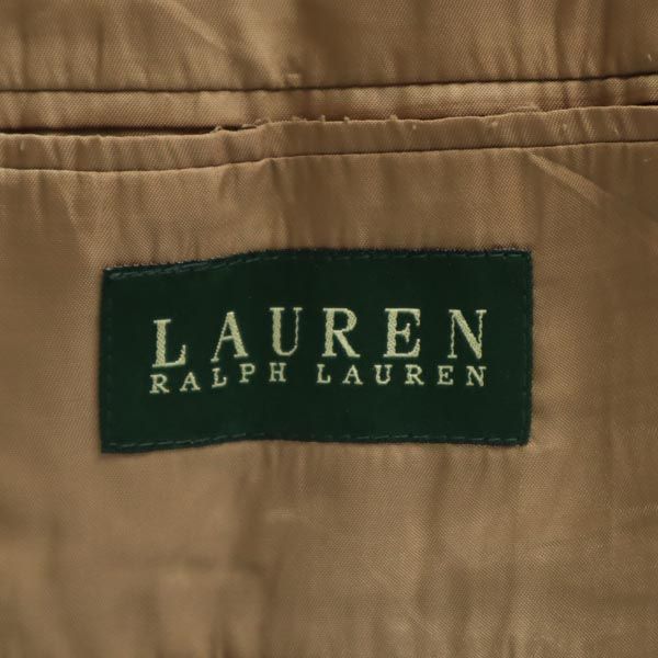 RALPH LAUREN 100% wool Check Pattern tailored jacket 38S gray Men's Used